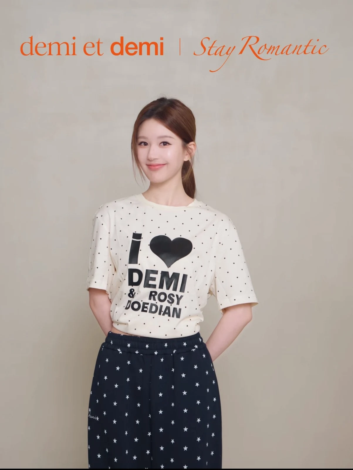 Heart Print Tee — View 1